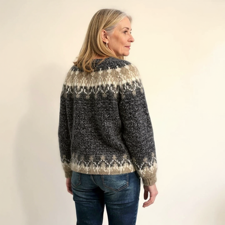 Traditional Icelandic Wool Knit Sweater