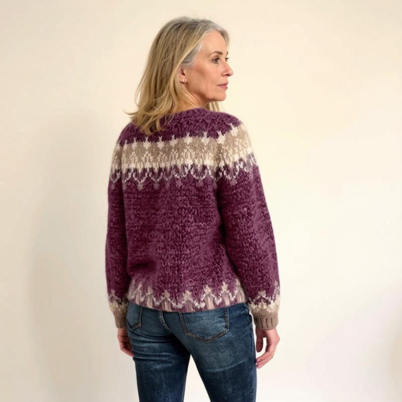 Traditional Icelandic Wool Knit Sweater
