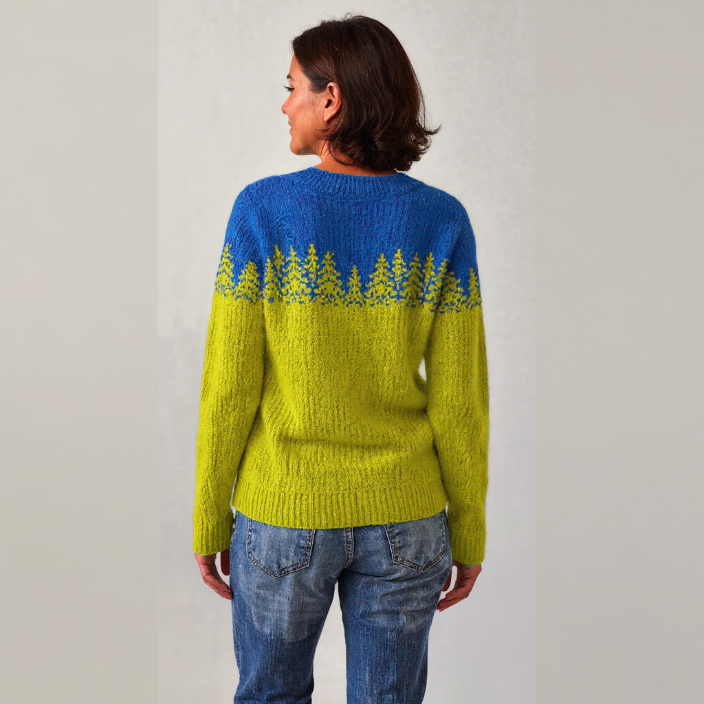 Traditional Icelandic Wool Knit Sweater