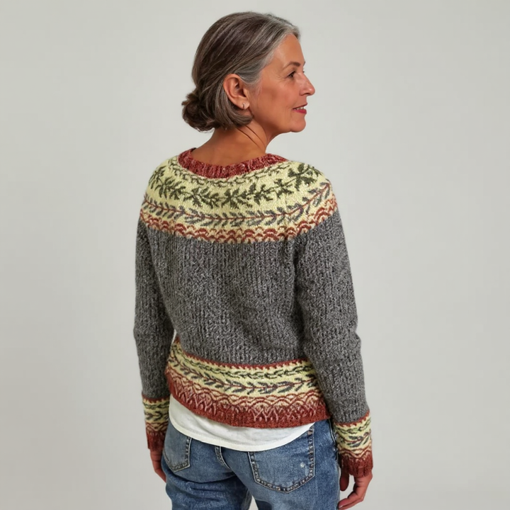 Traditional Icelandic Wool Knit Sweater
