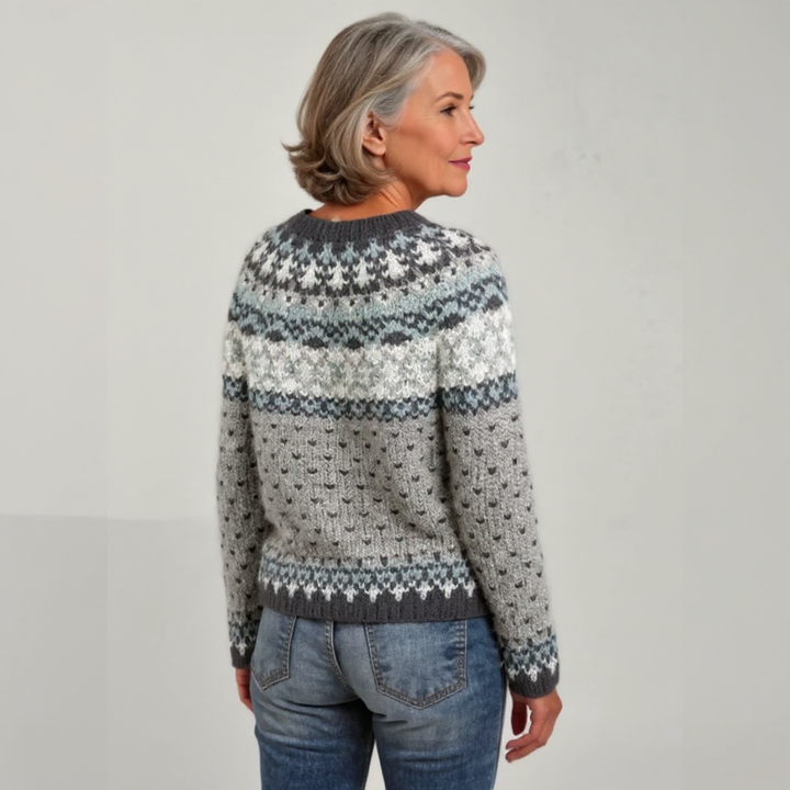 Traditional Icelandic Wool Knit Sweater
