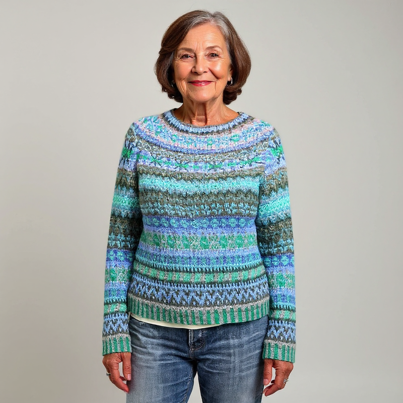 Traditional Icelandic Wool Knit Sweater