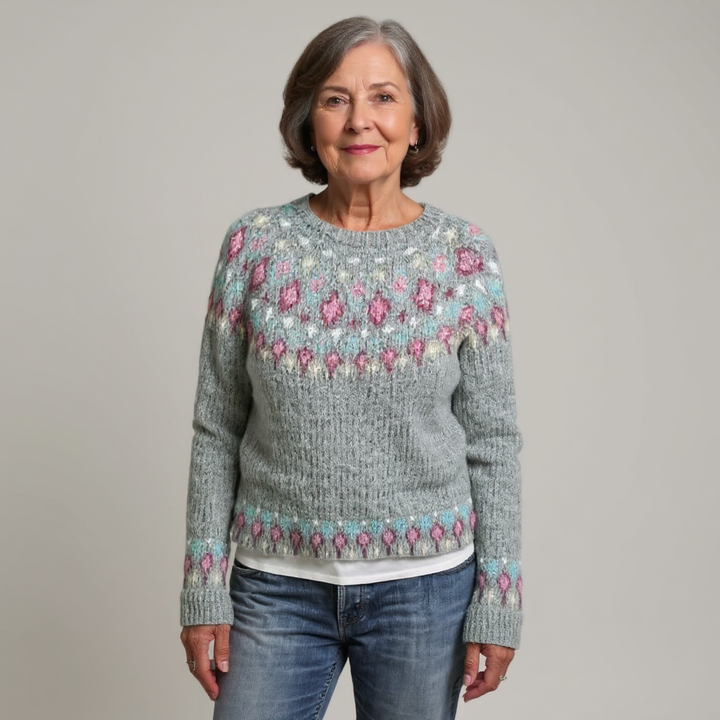 Traditional Icelandic Wool Knit Sweater