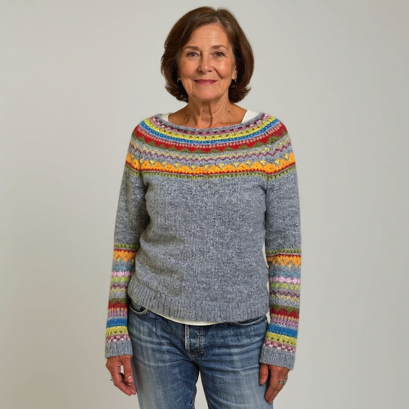 Traditional Icelandic Wool Knit Sweater