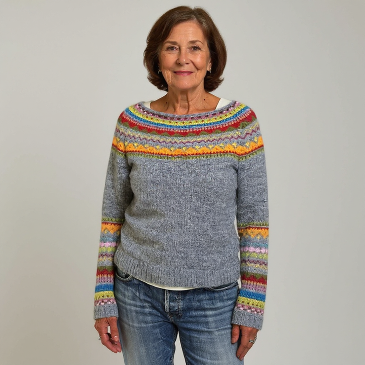 Traditional Icelandic Wool Knit Sweater