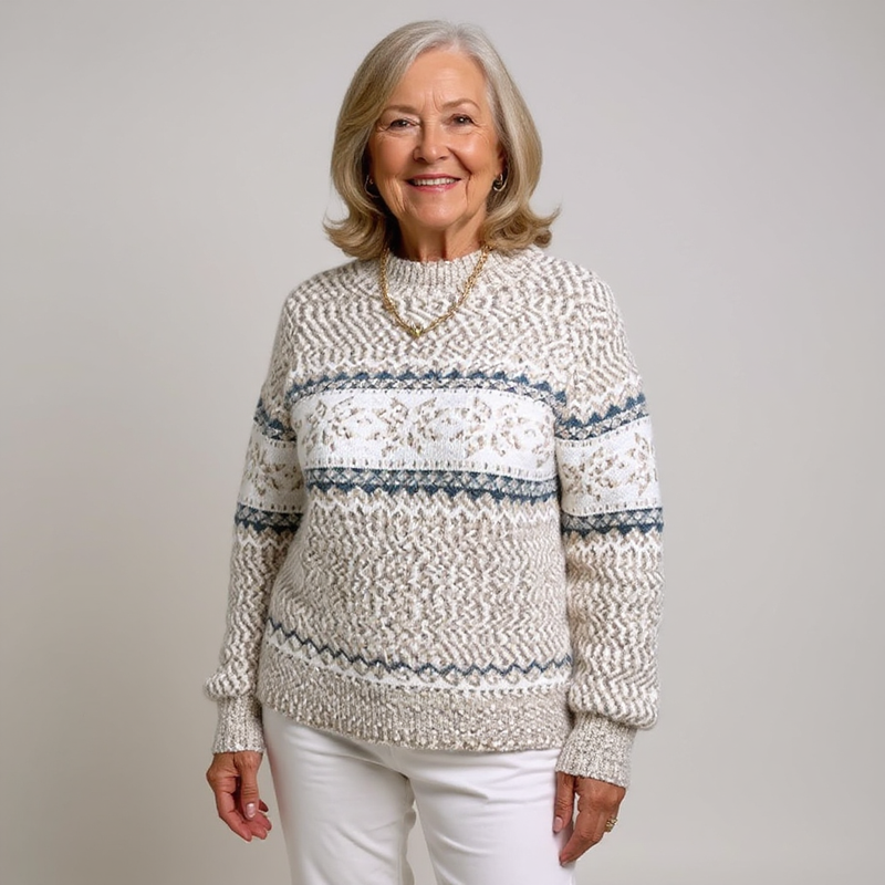 Traditional Icelandic Wool Knit Sweater