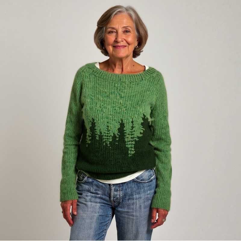 Traditional Icelandic Wool Knit Sweater