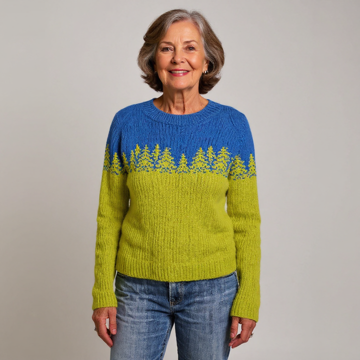 Traditional Icelandic Wool Knit Sweater