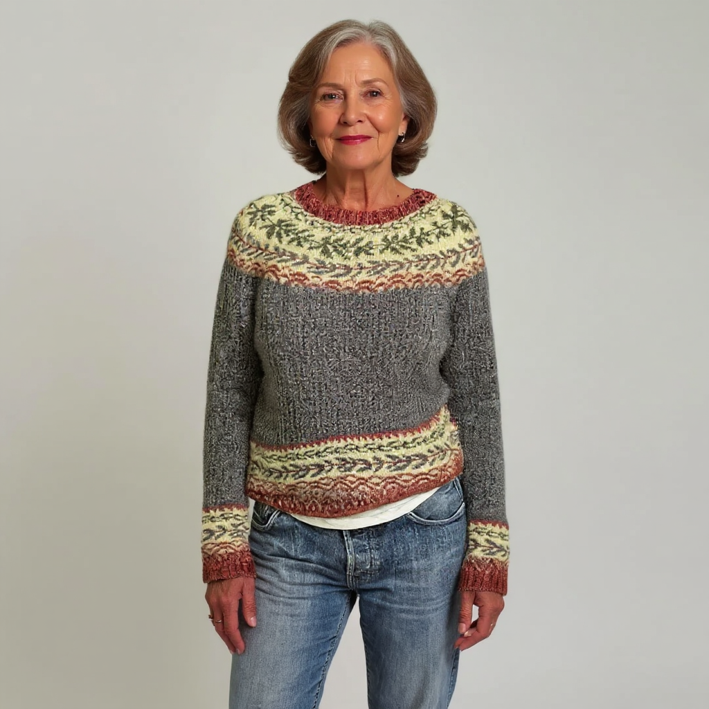 Traditional Icelandic Wool Knit Sweater