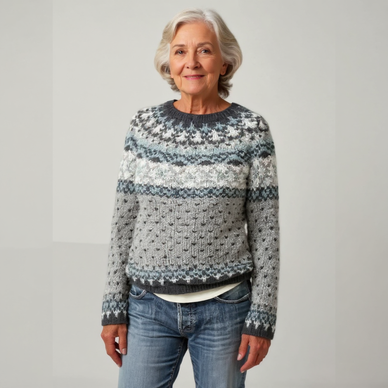 Traditional Icelandic Wool Knit Sweater