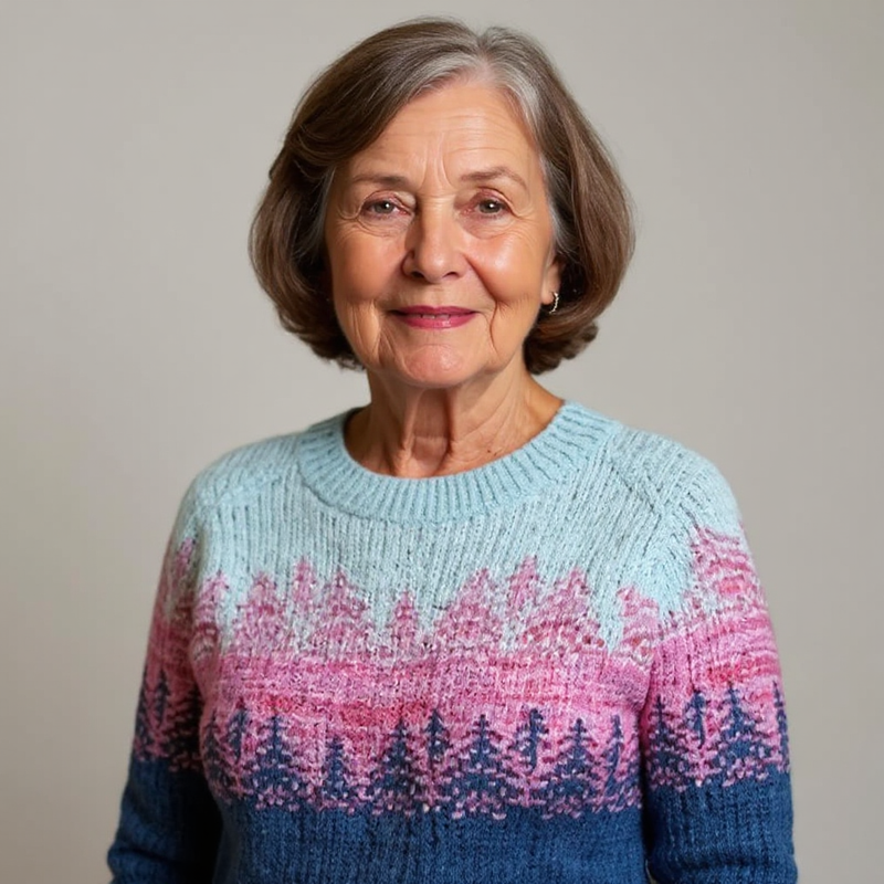 Traditional Icelandic Wool Knit Sweater
