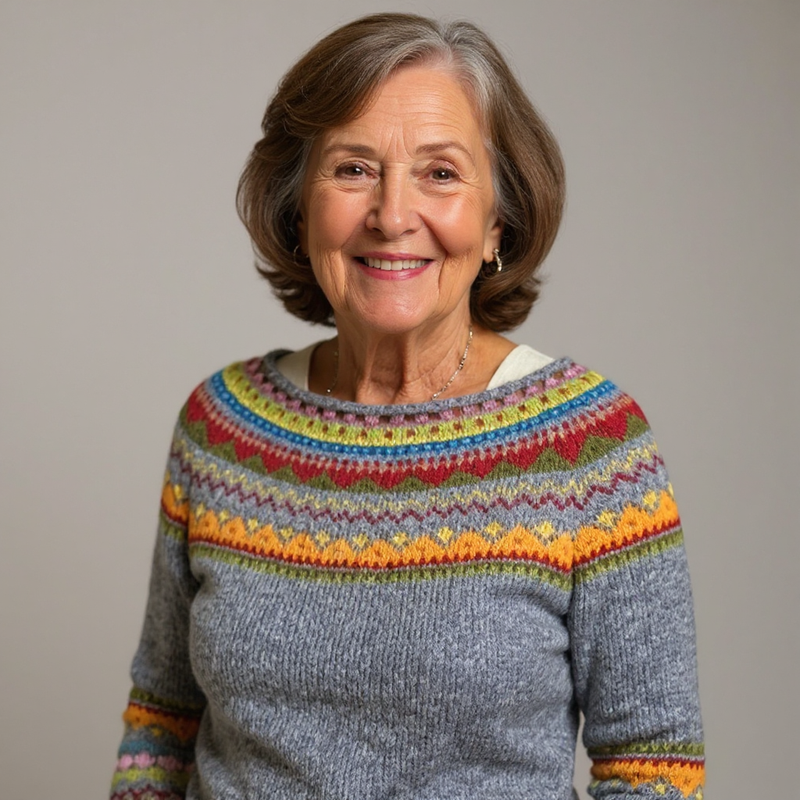 Traditional Icelandic Wool Knit Sweater