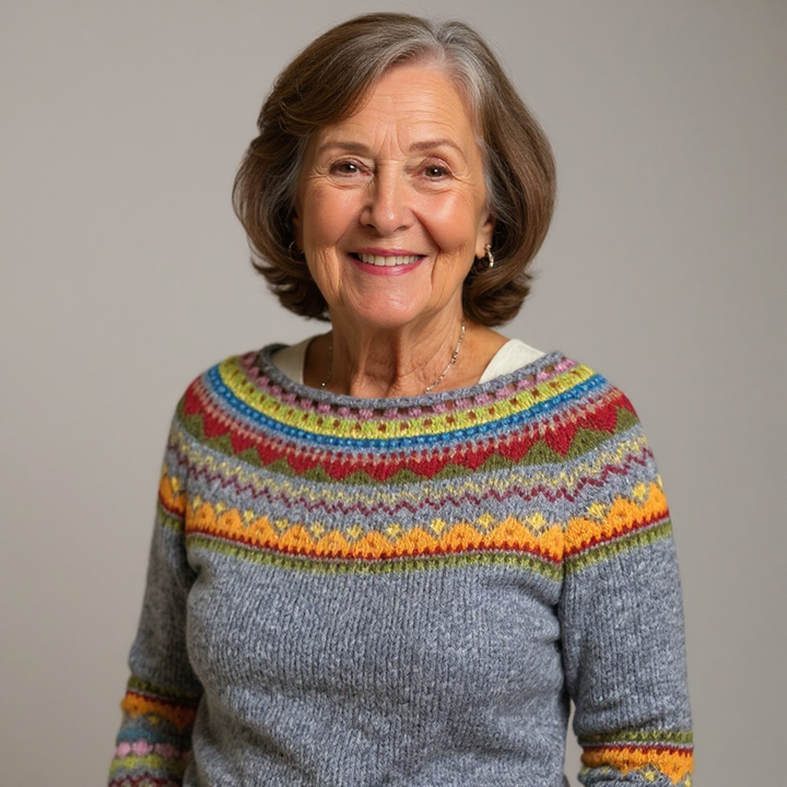 Traditional Icelandic Wool Knit Sweater