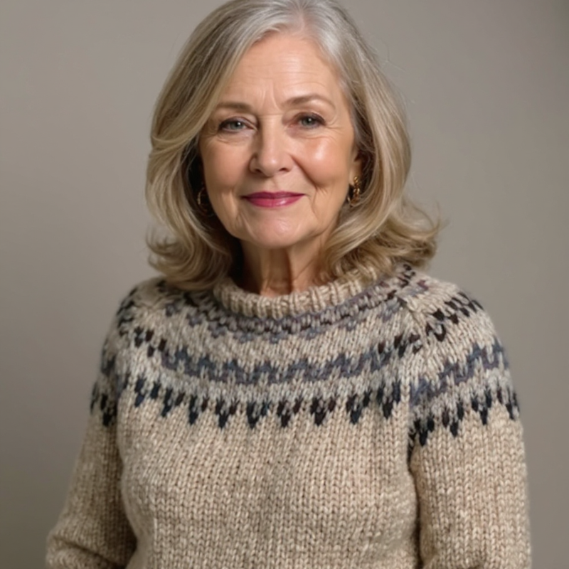 Traditional Icelandic Wool Knit Sweater