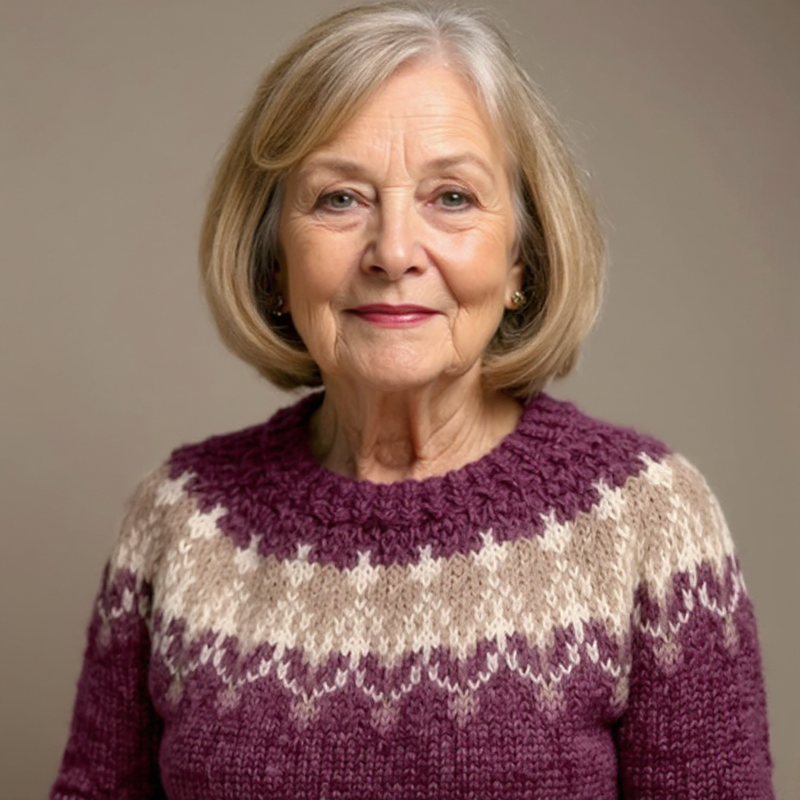 Traditional Icelandic Wool Knit Sweater