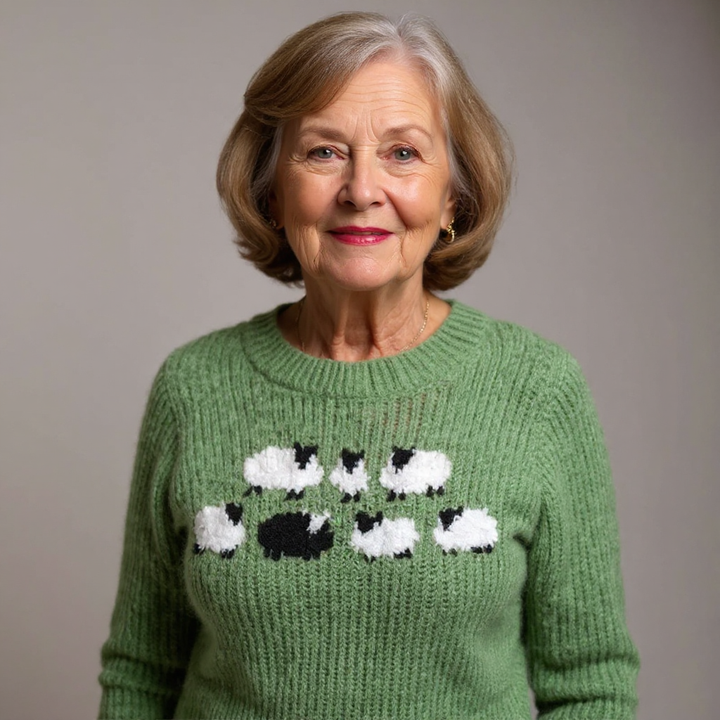 Traditional Icelandic Wool Knit Sweater
