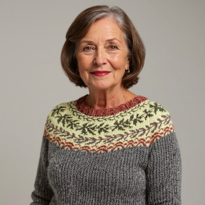 Traditional Icelandic Wool Knit Sweater
