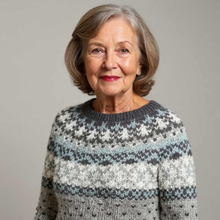 Traditional Icelandic Wool Knit Sweater