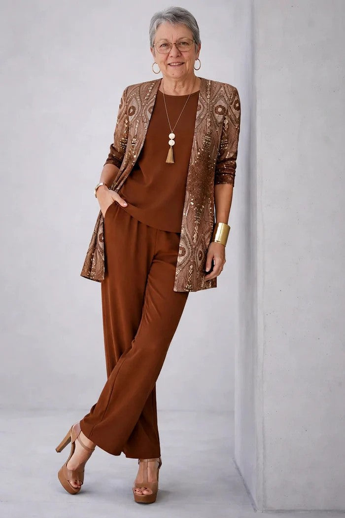 Adelheid Elegant Three-Piece Women's Set - image 9