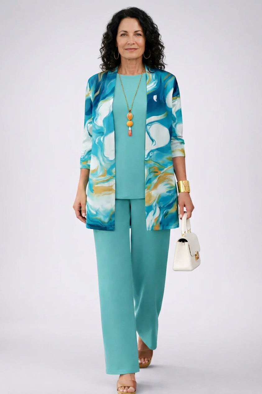 Jutta Elegant Three-Piece Women's Set