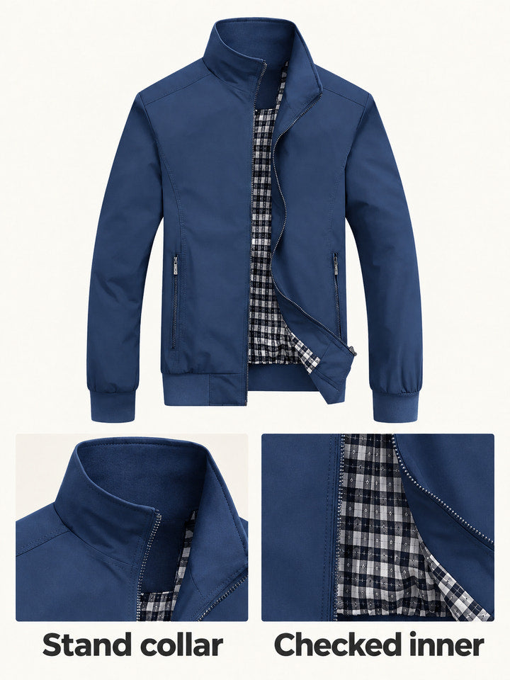 George | Blue Bomber Jacket