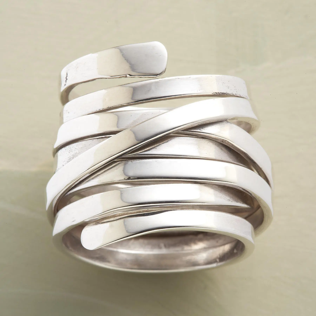 Bliss - Chunky Vintage Silver Ring