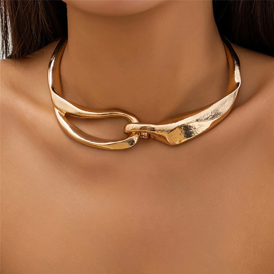 Vintage-Inspired Gold Necklace