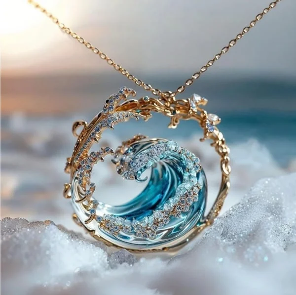 Ocean's Oath Pendant Necklace
