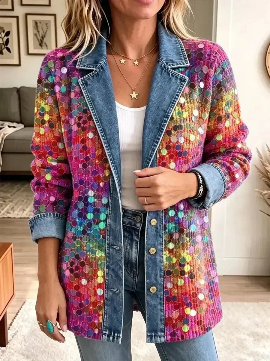 Undine Statement Jacket in Sequin Look - image 2