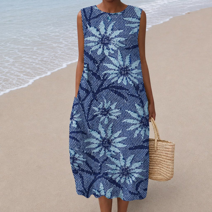 Adelaide - Comfortable Summer Dress Without Sleeves