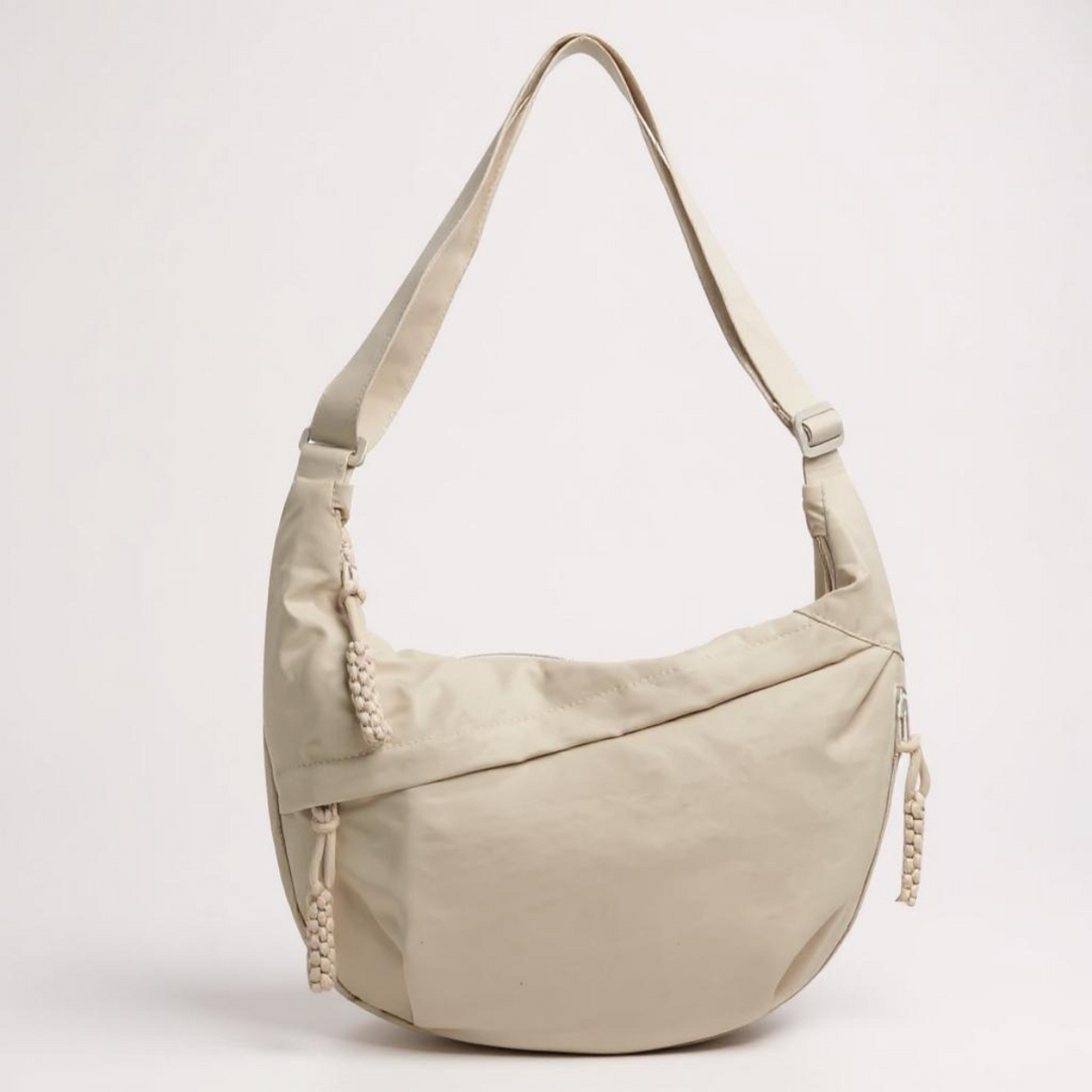 Hannah Shoulder Bag in Beige