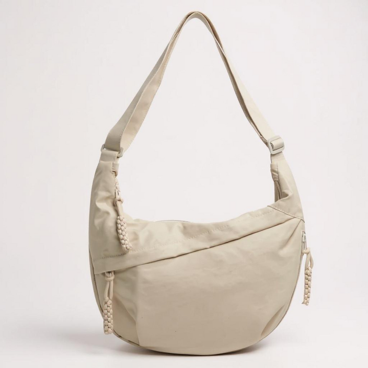 Hannah Shoulder Bag in Beige