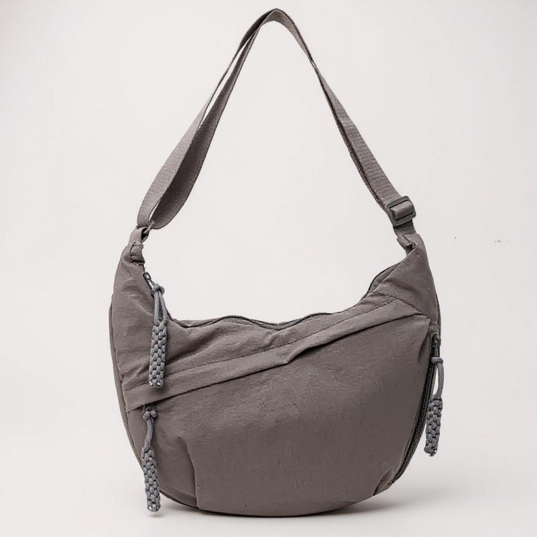 Greta Shoulder Bag in Grey