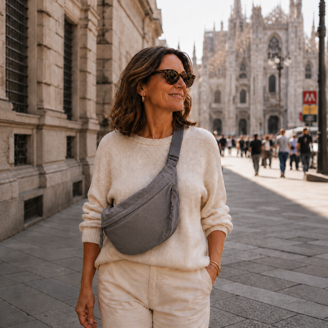 Greta Shoulder Bag in Grey - image 4