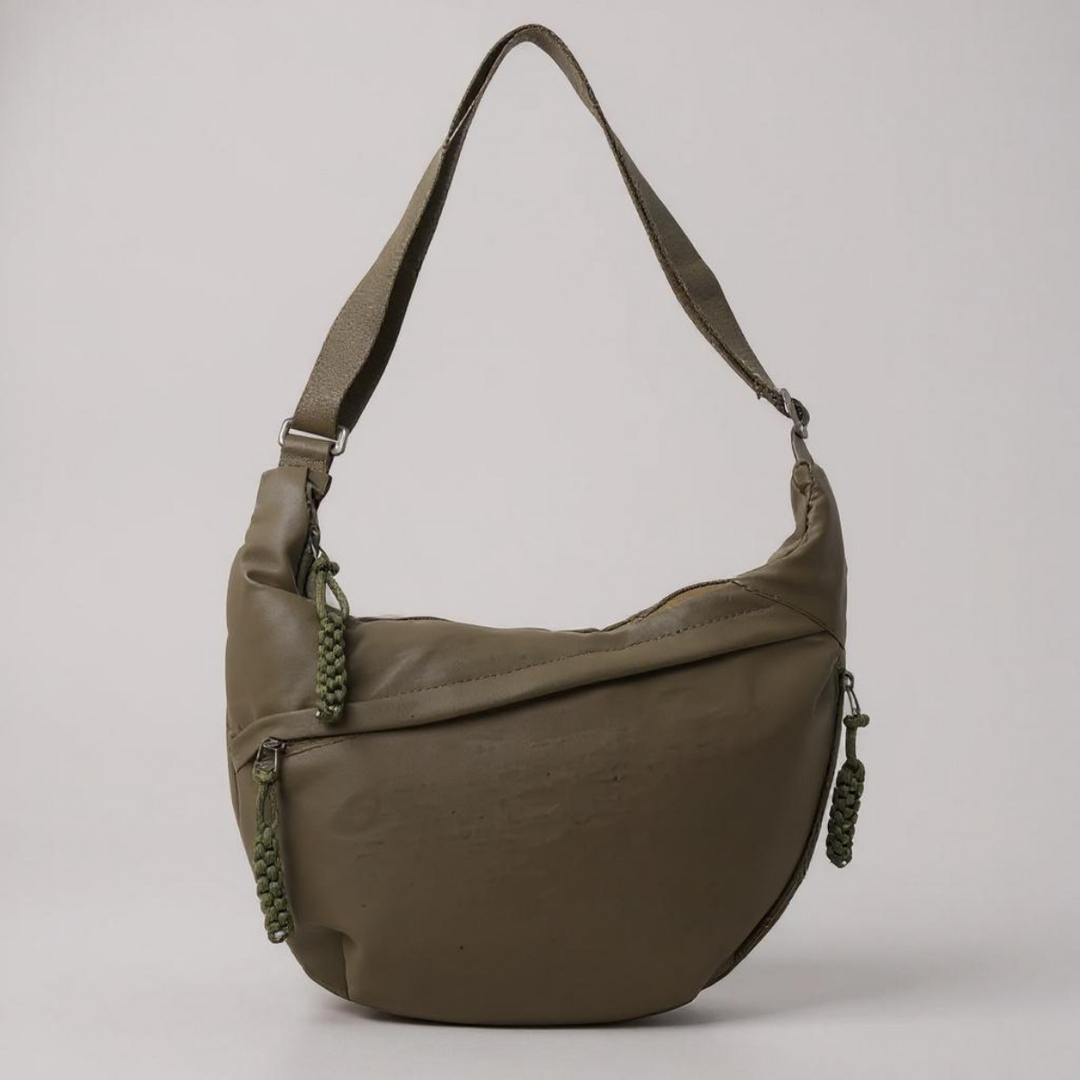 Mathilda Shoulder Bag in Olive Green