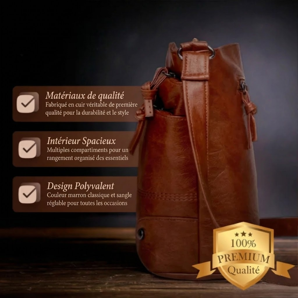 Martha | Luxe Leather Shoulder Bag