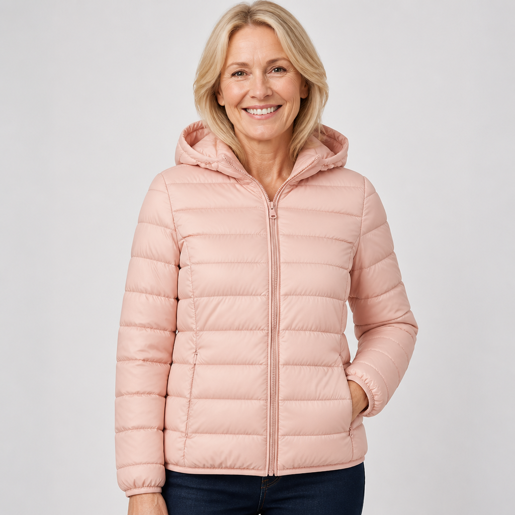 Emma Mid-Season Jacket, Light Pink