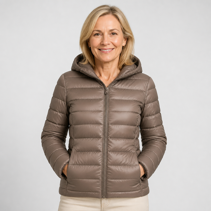 Ingrid Mid-Season Jacket, Champagne