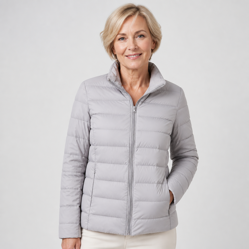 Saskia Mid-Season Jacket, Grey