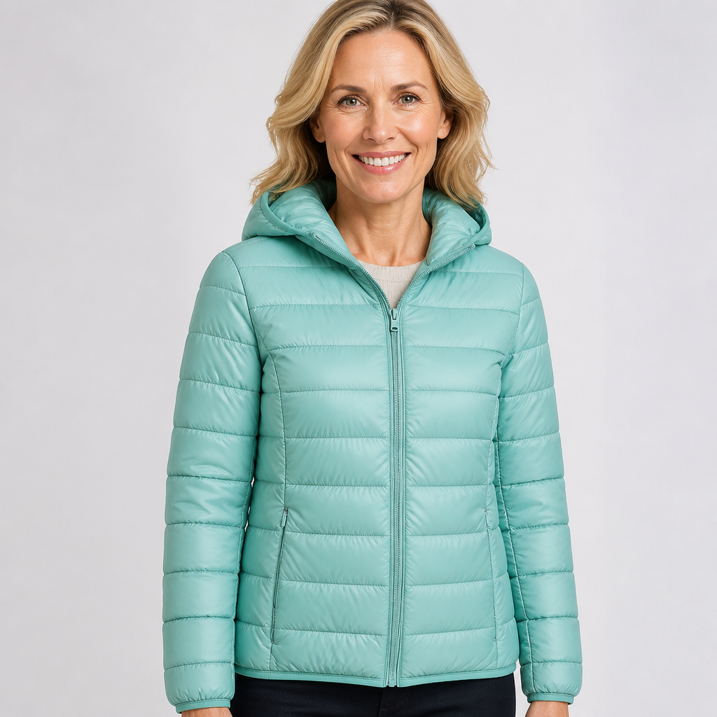 Fenna Mid-Season Coat, Mint Green