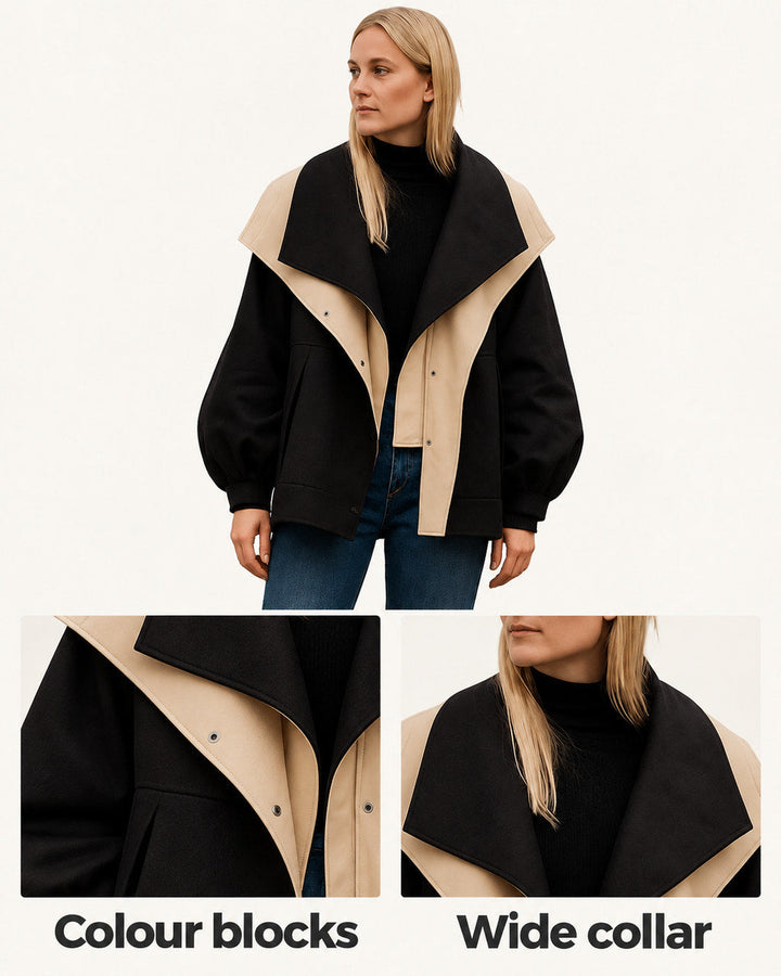 Marisa | Colour-Block Statement Jacket