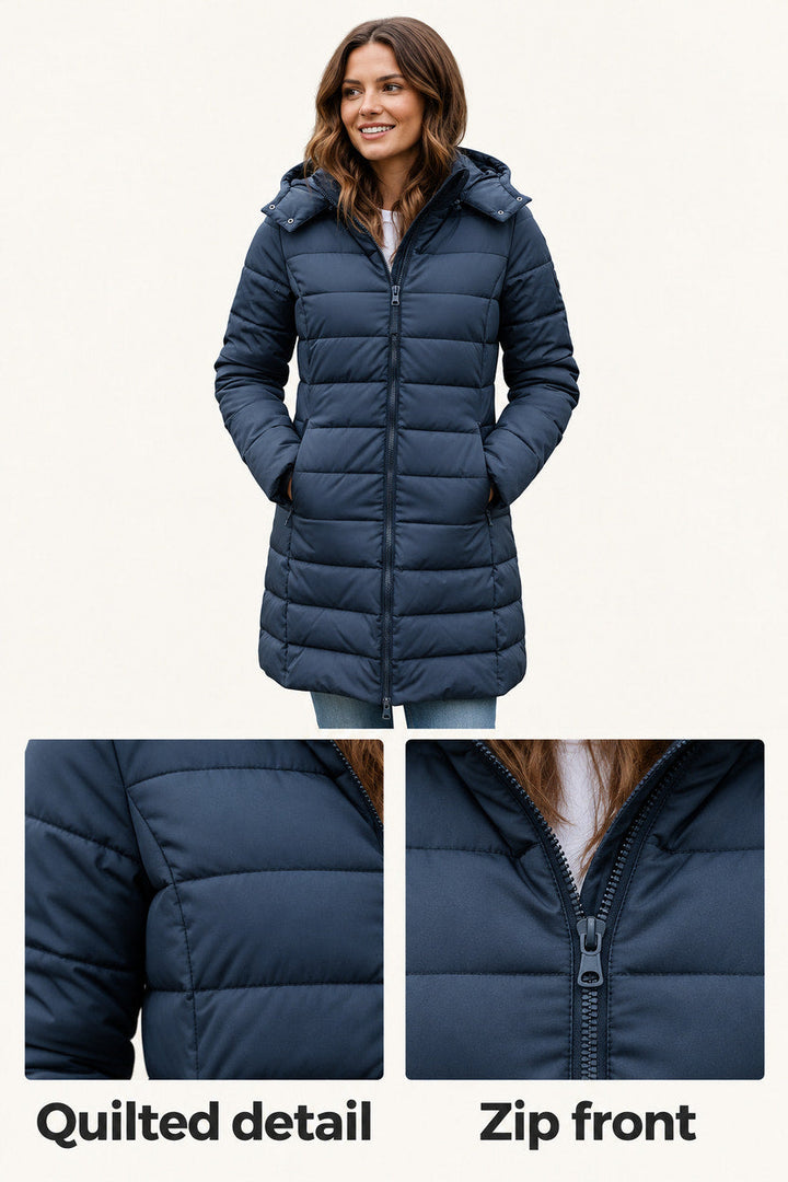 Martina | Hooded Quilted Coat