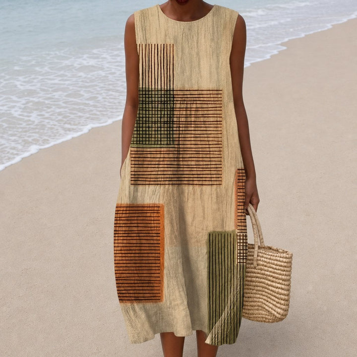 Lorys - Comfortable Summer Dress Without Sleeves