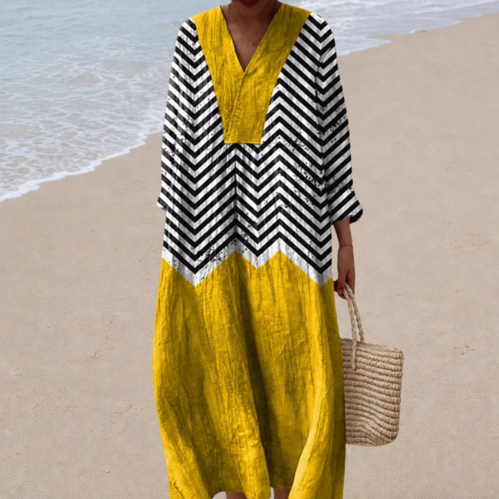 Bernadette - Flattering Printed Summer Dress