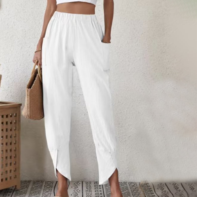 Essari - Trousers with Split Hem