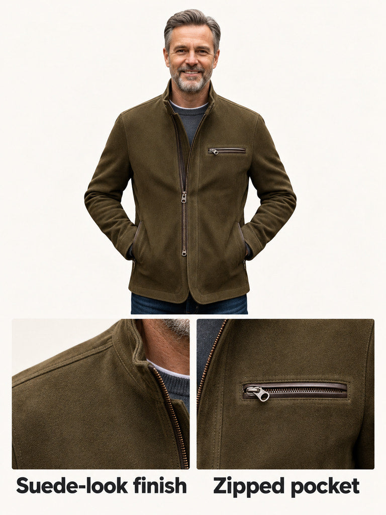 Oliver | Suede-Look Jacket