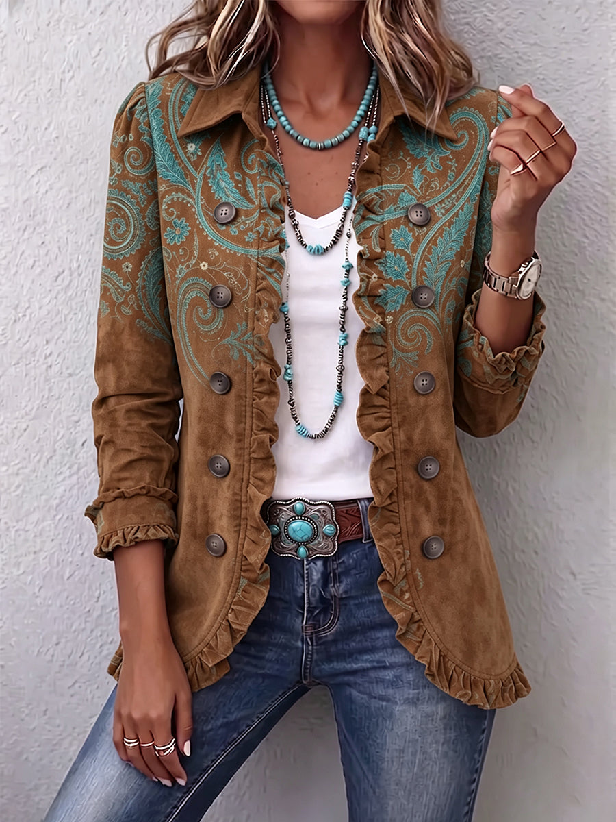 Véronique | Paisley Patterned Jacket