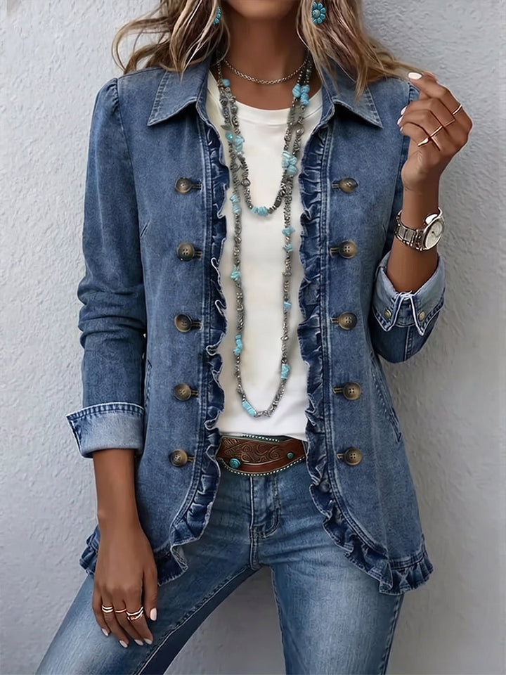 Nicole | Pleated Ruffled Jacket