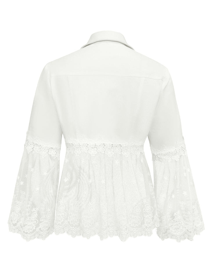 Elise | Lace Panel Jacket