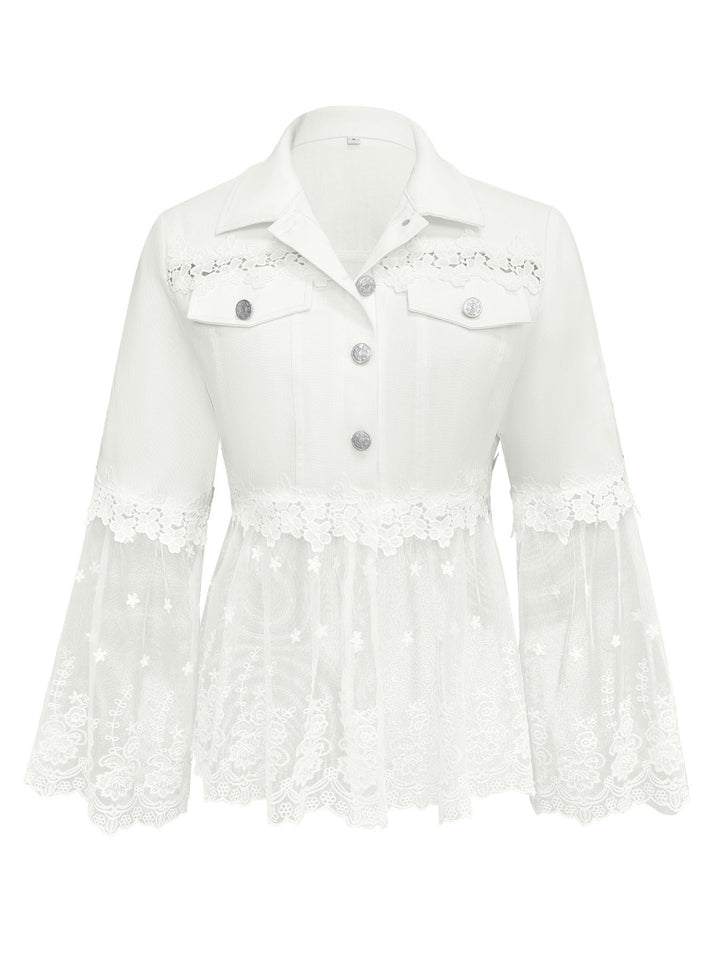 Elise | Lace Panel Jacket